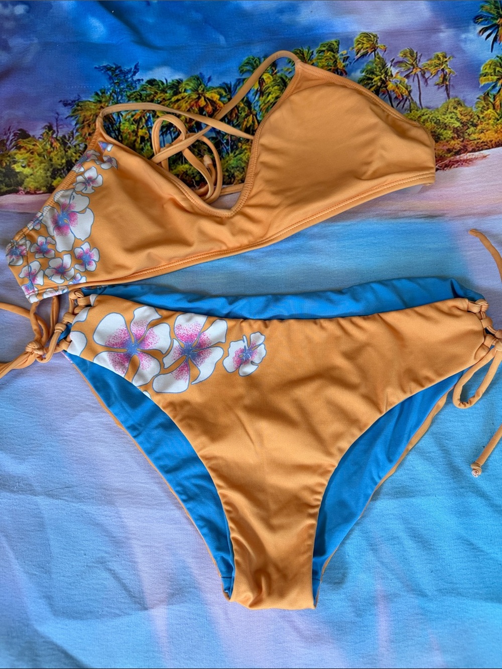 Carve Designs Coconut Blossom bikini with reversible bottoms